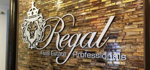 Regal lobby custom sign