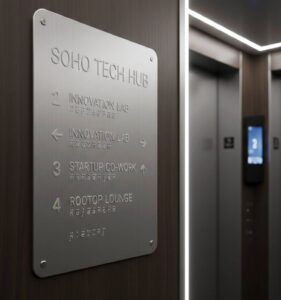 braille sign NYC