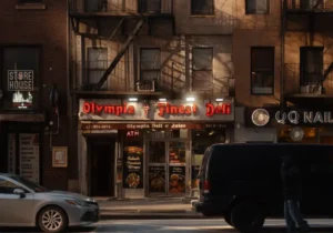 A-frame sidewalk sign advertising Summer Restaurant Week outside NYC restaurant